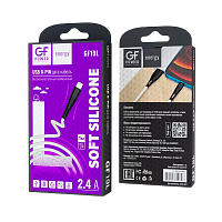 Кабель GFPower 19L USB (m)-Lightning (m) 1.0м 2.4A силикон белый (1/120/480)