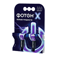 #Батарейка Фотон LR03 AAA BL2 Alkaline 1.5V (2/20/240)