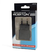 Зарядное устройство ROBITON USB1000/Basic 1000мА с USB входом BL1  (1/20/40)