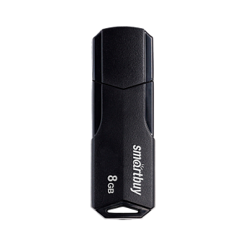 Флеш-накопитель Smartbuy Clue 8GB USB2.0 пластик черный