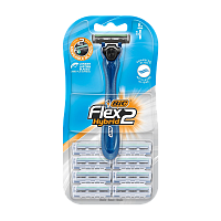 Бритва BIC "Flex 2 Hybrid" 2 лезвия 8 кассет (1/10)