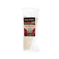 Хомут Volsten нейлон 2.5х200мм 100шт. белый (1/10/280)