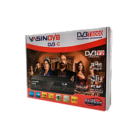 Приставка для цифрового ТВ YASIN DVB T8000 Super DVB-T/T2 металл черный (1/60) 