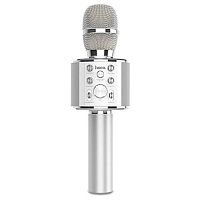 Микрофон HOCO BK3 динамический 72 дБ bluetooth 4.2 microSD серебряный (1/20)