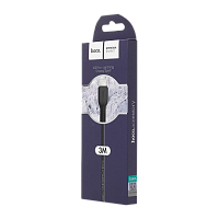 Кабель HOCO X20 USB (m)-Lightning (m) 2м 2.0A ПВХ черный (1/30/300)