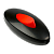 Выключатель Smartbuy, проходной черный/красный 6А 250В (SBE-06-S05-br)