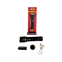 Фонарь универсальный Без бренда P27 от аккумулятора ZOOM черный