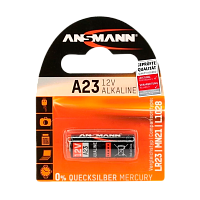 Батарейка Ansmann LR23/V23GA/A23/MN21 BL1 Alkaline 12V (1/10/360) 