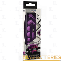 Наушники внутриканальные Smartbuy JAZZ фиолетовый 3 пары вставок (1/60)
