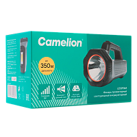 Фонарь ручной Camelion LED29364 5W LED+COB от аккумулятора 3 режима серый (1/6/24)