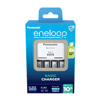 З/У для аккумуляторов Panasonic eneloop Smart-Quick Charger AA/AAA 4 слота +4AAA 800mAh (1/4)