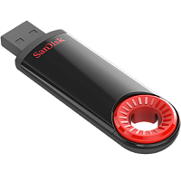 Флеш-накопитель SanDisk Cruzer Dial CZ57 64GB USB2.0 пластик черный красный