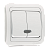 Выключатель Makel Light Mimoza 2-клав.10A пластик белый 12023 (1/12)