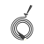 Кабель GFPower 19M USB (m)-microUSB (m) 1.0м 2.4A силикон черный (1/120/480)