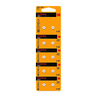 Батарейка Kodak G9/LR936/LR45/394A/194 BL10 Alkaline 1.5V (10/100/1000)