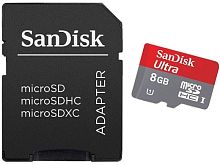 Карта памяти microSD SanDisk ULTRA Imaging 8GB Class10 UHS-I (U1) 48 МБ/сек с адаптером