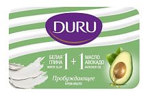 Крем-мыло Duru 1+1 Белая глина и масло Авокадо 80г