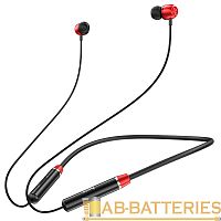 Наушники внутриканальные HOCO ES53 bluetooth 5.0 с микр. спорт. красный (1/90) 