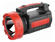 Фонарь туристический Спутник AFP868 10W 25LED от аккумулятора 2 режима черный красный