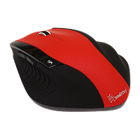 Мышь беспроводная Smartbuy 613AG классическая USB красный черный (1/40) 