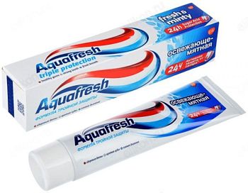 Зубная паста Aquafresh Освежающе-Мятная 50мл