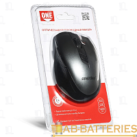 Мышь беспроводная Smartbuy 602AG ONE классическая USB серый черный (1/40)