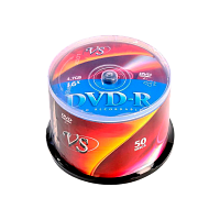 Диск DVD-R VS 4.7GB 16x 50шт. cake box (50/250)