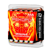 Батарейка Рекорд LR03 AAA БОКС30 Alkaline 1.5V (1/30) 