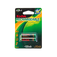 Аккумулятор бытовой Kodak HR03 AAA BL2 NI-MH 1000mAh (2/20/240/16800) 