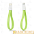 Кабель Smartbuy iK-502m USB (m)-Lightning (m) 0.2м 2.1A силикон зеленый (1/500)
