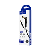 Кабель AUX HOCO UPA14 Jack 3.5mm (m)-Jack 3.5mm (m) 1м TPE черный (1/30/300) 