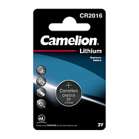 Батарейка Camelion CR2016 BL1 Lithium 3V (1/10/1800)