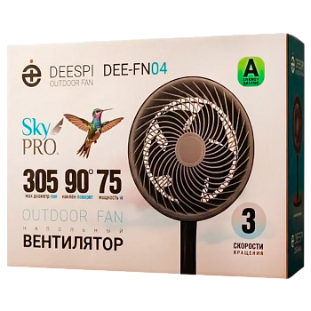 Вентилятор напольный DEESPI DEE-FN04 75W черный