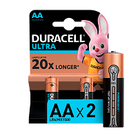 Батарейка Duracell ULTRA POWER LR6 AA BL2 Alkaline 1.5V (2/40/16720) 
