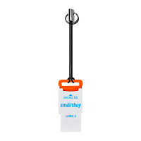 Картридер Smartbuy 707 USB2.0 microSD оранжевый (1/20)