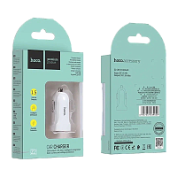 Автомобильное З/У HOCO Z2 1USB 1.5A белый (1/31/310)