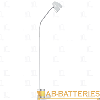 Торшер Camelion KD-309 40W 230V IP20 подставка белый (1/4)