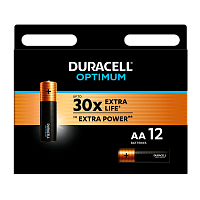 Батарейка Duracell Optimum LR6 AA BL12 Alkaline 1.5V (12/96)