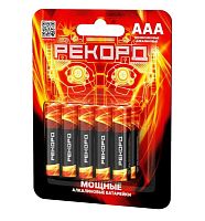 #Батарейка Рекорд LR03 AAA BL10 Alkaline 1.5V (10/100/400)