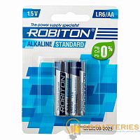 Батарейка ROBITON STANDARD LR6 BL2 (2/24/480)