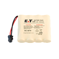 Аккумулятор ET RC-4816VTB BL1 белый большой, 4.8V, 1600mAh, Ni-Cd
