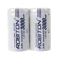 Аккумулятор ROBITON 3000MHSC-2 SR2, в упак 18 шт (2/18/216)