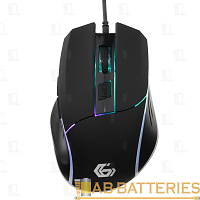 Мышь проводная Gembird MG-500 игровая USB черный (1/80)