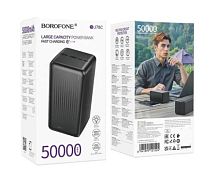 Внешний аккумулятор Borofone BJ78C 50000mAh 2.0A 2USB/Type-C/MicroUSB черный (1/18)