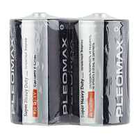 Батарейка Pleomax Super R20 D Shrink 2 Heavy Duty 1.5V (2/24/240/5760)
