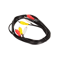 Кабель Atcom AT1004 3xRCA (m)-3xRCA (m) 3.0м черный в пакете (1/10/200)