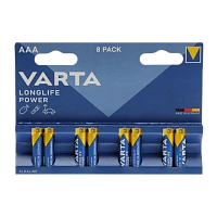 Батарейка Varta LONGLIFE POWER (HIGH ENERGY) LR03 AAA BL8 Alkaline 1.5V (4903) (8/160)