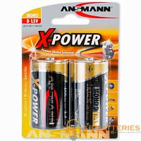 Батарейка ANSMANN X-POWER  LR20 BL2