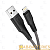 Кабель HOCO X58 USB (m)-Lightning (m) 1.0м 2.4A силикон черный (1/22/220)