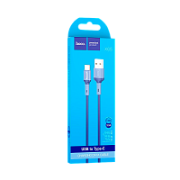 Кабель HOCO X65 USB (m)-Type-C (m) 1м 3.0A TPE синий (1/31/310)